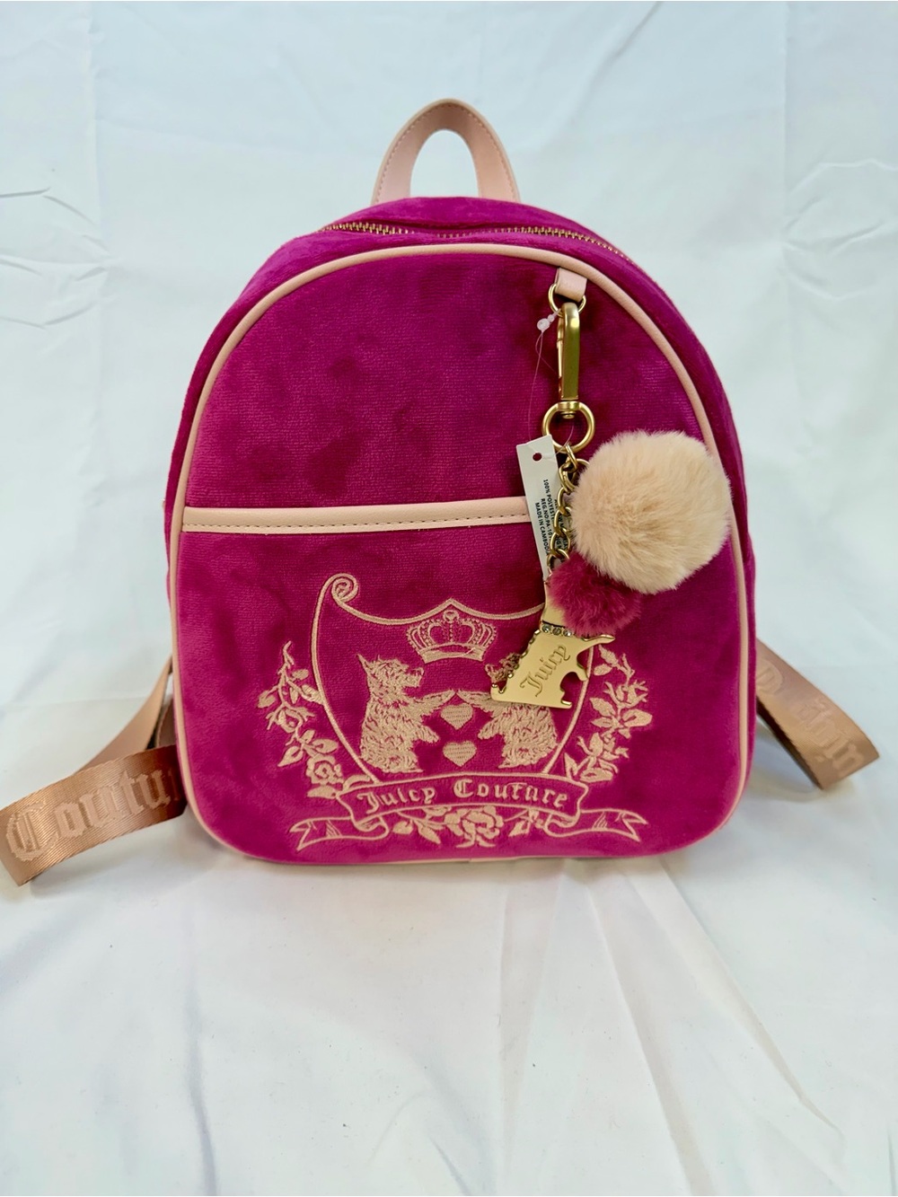 Juicy Couture love chapter Backpack in Raspberry NWT Y2K